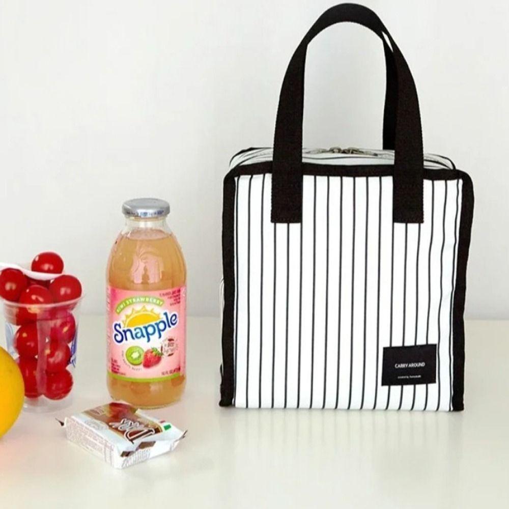 Thermal Insulated Insulated Lunch Bag Keep Fresh Picnic Bags Handbag Food Bags   Office Worker