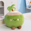 30cm Cartoon Fruit Pillow Watermelon Coconut Pineapple Watermelon Sofa Cushion Soft Nap Home Bedroom Chair Cushion Children Favors