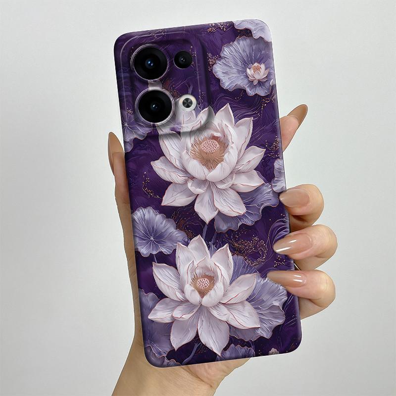 For OPPO Reno 13 CPH2689 Reno13 Phone Case Soft Silicone Funda Sweet Painted Fashion Cartoon Bumper Coque Printed Back Cover