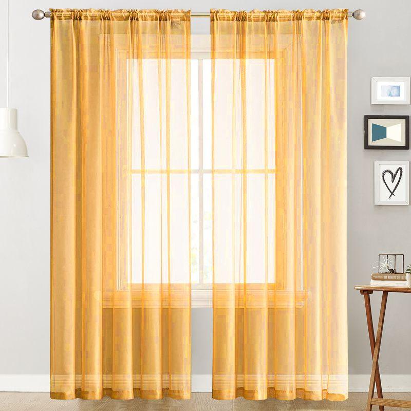 Modern Sheer Curtains For Window Treatment Ds Tulle Living Room Bedroom Transpa Voile Ring At Affordable S Free Real Reviews With Photos Joom Window Treatment Ds Tulle, Pale Peach Sheer Curtains