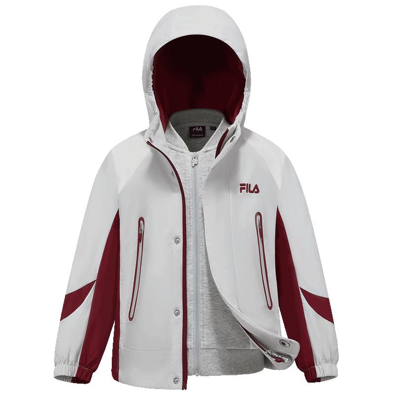 Fila Комплект из двух предметов: тканая куртка с капюшоном для мальчиков и брюки 110