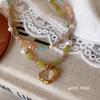 Colorful Pearl & Natural Stone Layered Necklace for Women - Handmade, High-End Clavicle Chain