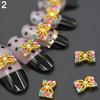 10Pcs 3D Alloy Manicure Glitters Rhinestone DIY Decorations Nail Art Tips Stickers