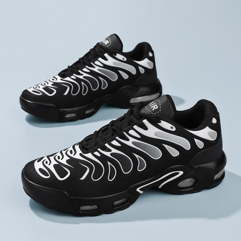 Herren-Sport- und Freizeitschuhe in Übergröße mit dicker Sohle, Fliegenstrick-Luftpolster-Reiseschuhe, Laufschuhe, Herren-Mesh-Paarschuhe