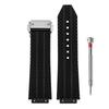 [Sibehill] Watch Strap Hublot Replacement Watch Band 25mm19mm Silicone Rubber Strap [Compatible with Classic FusionHublot Big Bang]