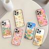 Süße Cartoon B-Butterbär Handyhülle Für iPhone 17, 16,15,14,13,12,11 Plus,Pro Max, Andere Weiche Schwarze Hülle