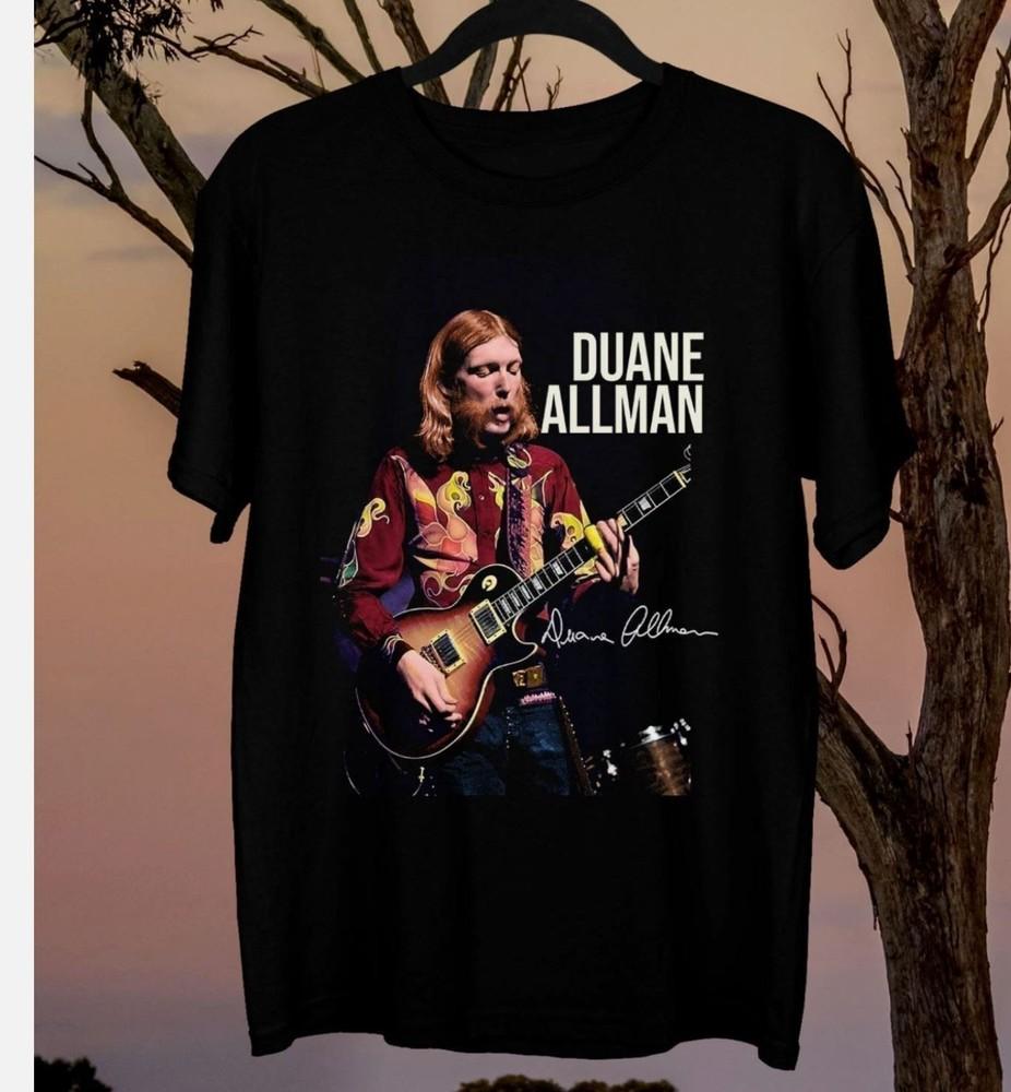 

Duane Allman Brothers Signed Full size Black Shirt Gift Fans Unisex T-Shirt XXXXL