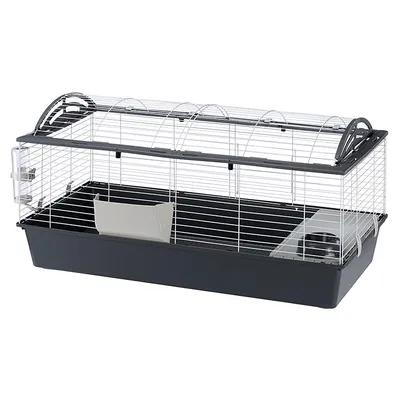 Ferplast Casa 120 Rabbit and Guinea Pig Cage, Grey Base, 119 x 58 x 61 cm