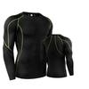 Men's T shirt Tights Sports Elastic quick-drying Compression Long Sleeve Fitness clothing Running Training clothing S M L XL XXL 3XL