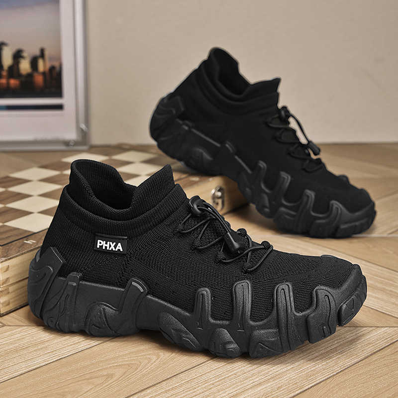 Fashion Round Nose With Ties Black Men Shoes Loafers Sneakers 39 Tenys Sports Vzuttya Seasonal Tenni Wide Foot Universal Brands