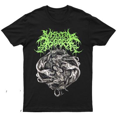 2025 New VISICAL DISGORE - NECROTIC BIOGENESIS Printed Unisex Street Fashion Trend Short Sleeved Pure Cotton Round Neck