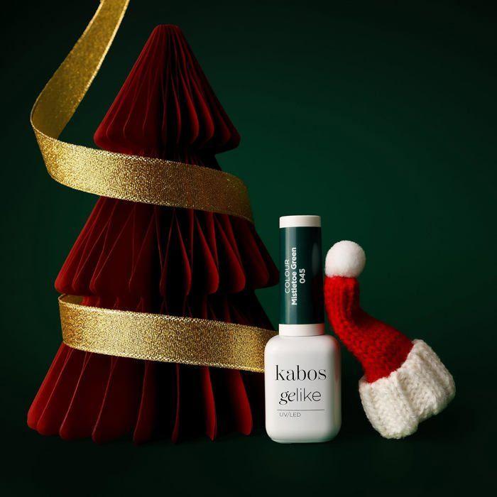Vernis hybride UV LED Kabos Gelike 045 Mistletoe Green 8 ml
