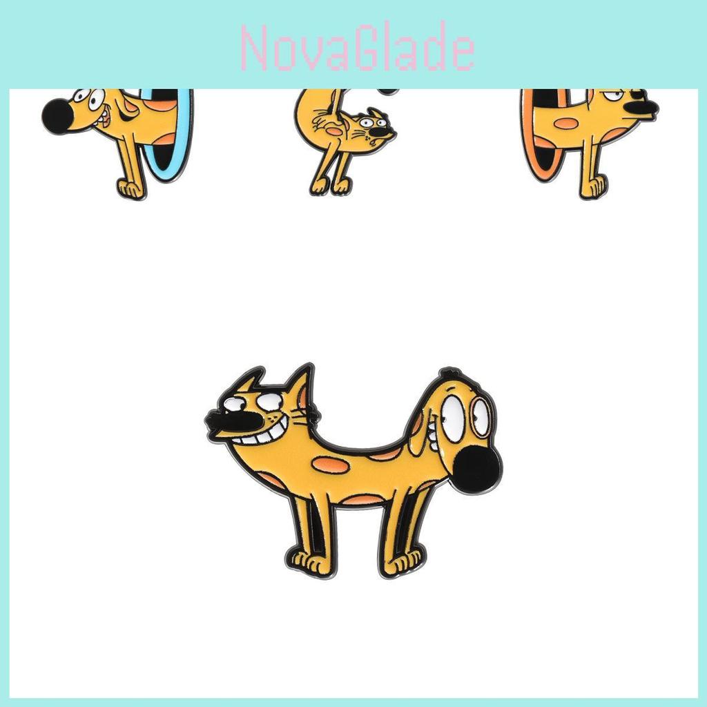 Charming Cartoon Character Alloy Brooch For Stylish Winter Fashion Accessories