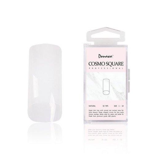 

Donna and Nail Tip Artificial Nail Cosmos Square Natural 50nail CT05-50N-N