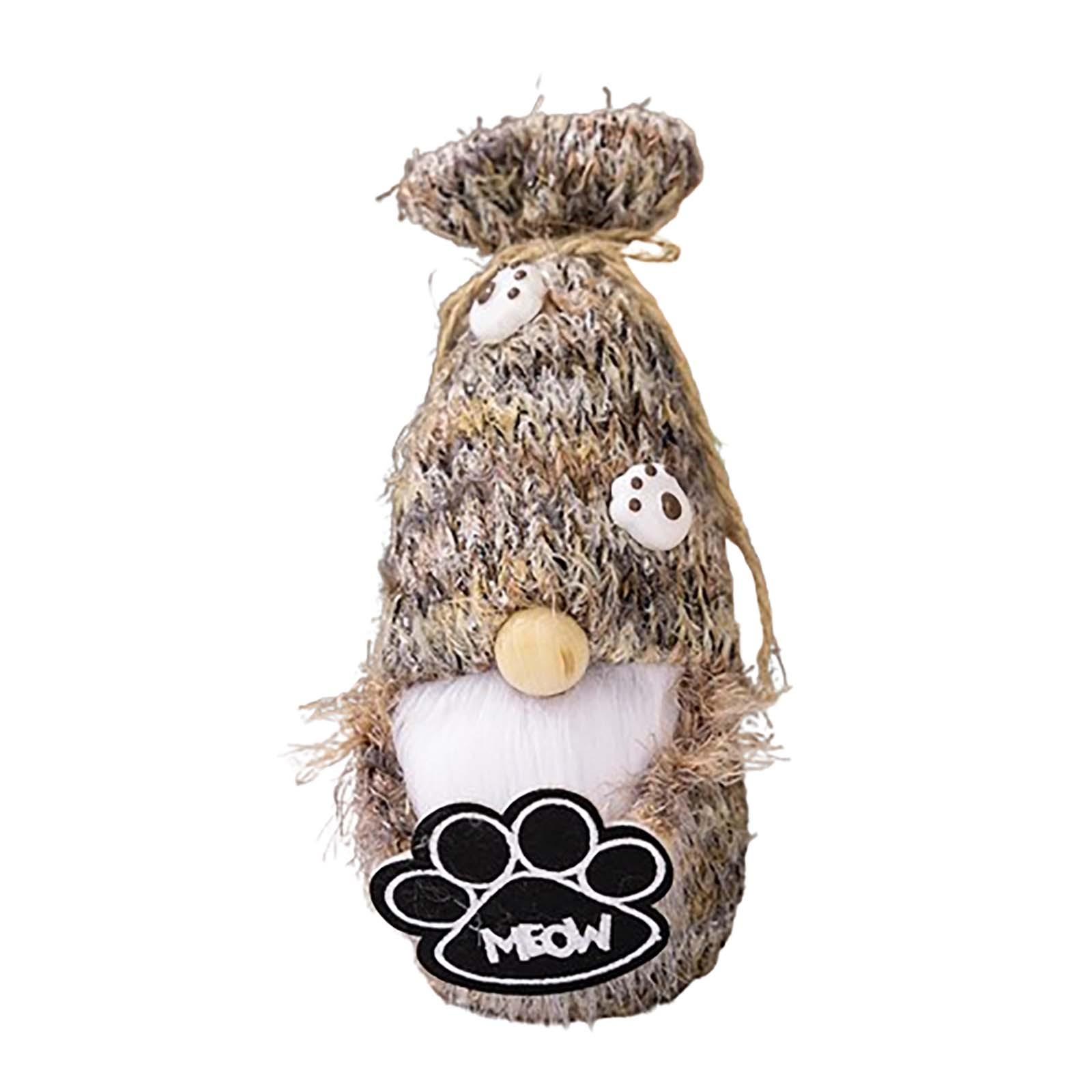 

Маленький гном плюшевая кукла собака гном украшение питомец кукла Рудольф собака украшение One Size