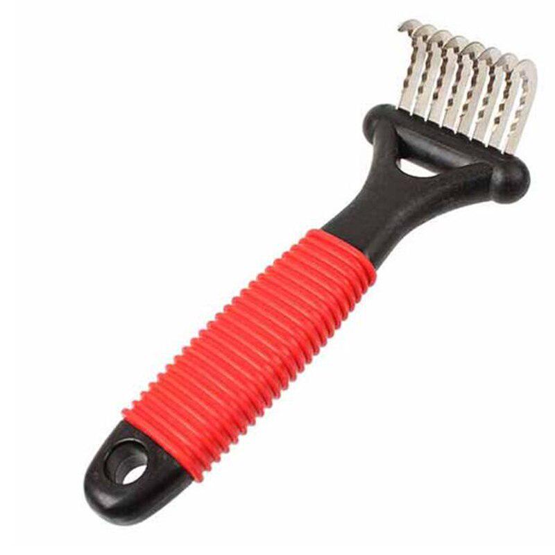 Comb Professional Grooming Tool Pet Rake for Dogs Cats Best In Removing Undercoat Mats
