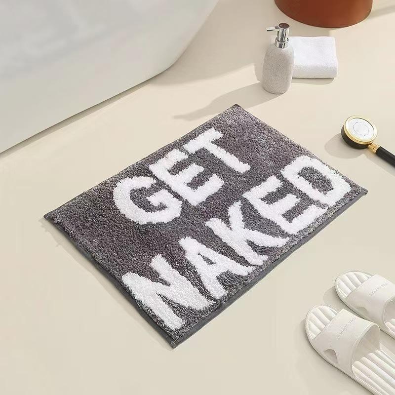 Tappetini Personalizzati Creativi in Finta Lana per Pavimento, Tappetini Assorbi Acqua Spessi per Bagno, Facili da Pulire, Tappetino per Porta