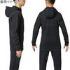 Mizuno Quilted Training Slim Double Size M to Japanese Size Men's Jacket, Fit, Zipper, 32MC9553, Black, (Equivalent M)