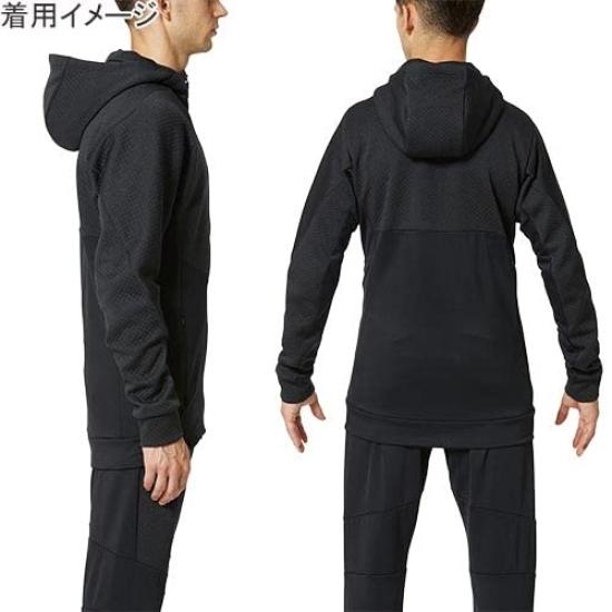Mizuno Quilted Training Slim Double Size M to Japanese Size Men's Jacket, Fit, Zipper, 32MC9553, Black, (Equivalent M)