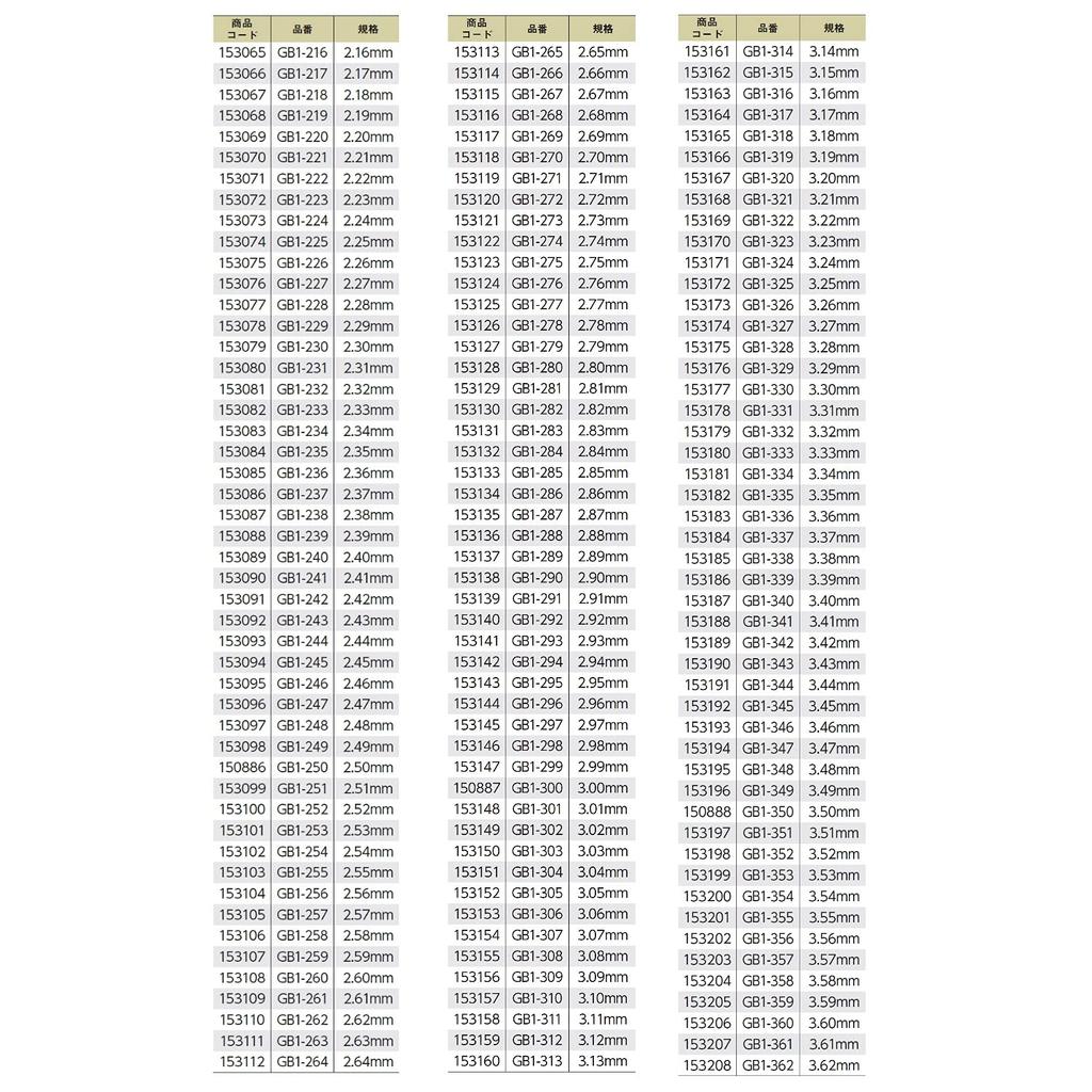 Niigata Seiki SK Block Gauge, Grade 1 Equivalent, Individual 5.98mm, GB1-598
