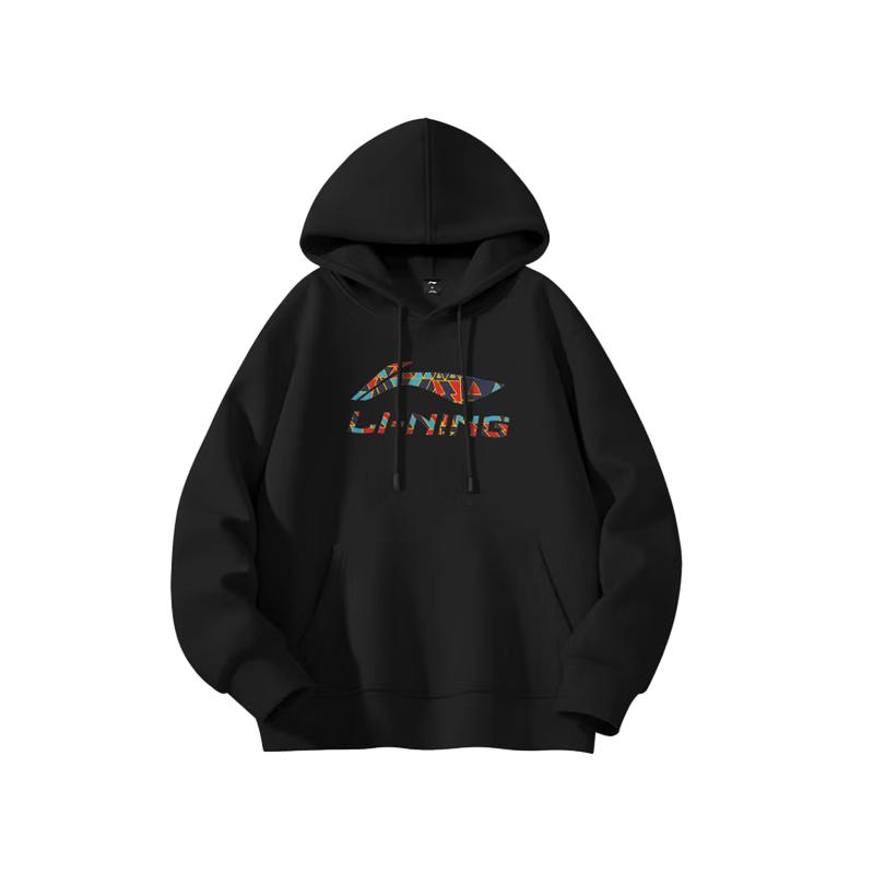 Li Ning Sweatshirts Men s Hooded Thickened Regular YWDV375-3-1 S