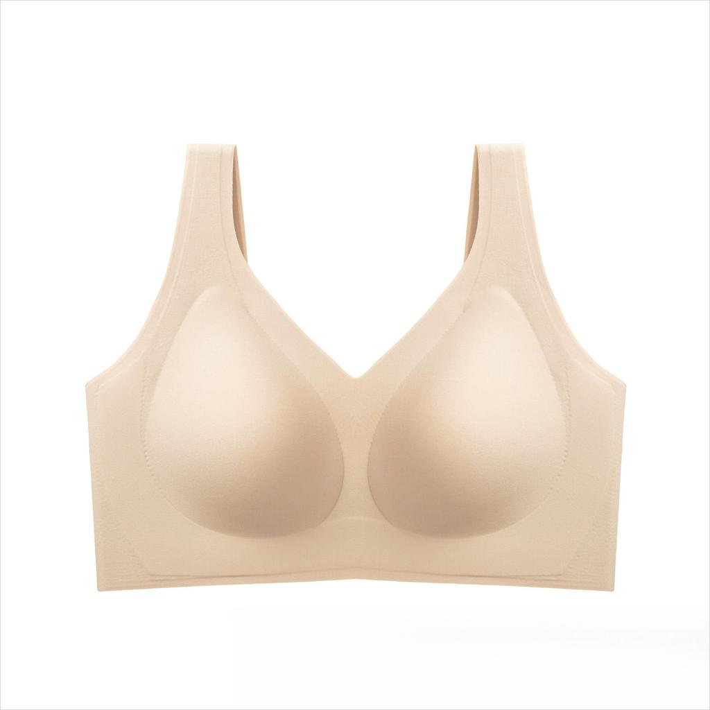 Invisible Bra Women's Invisible Underwear Women's Bras Without Underwire Gathering Bra Lacing Breathable Bra Push Up Bra