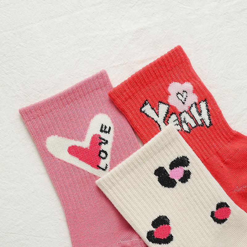 Women's Long Cotton Socks Mid-tube Outer Wear Online Celebrity All-match Street Ins Trendy Retro High Socks