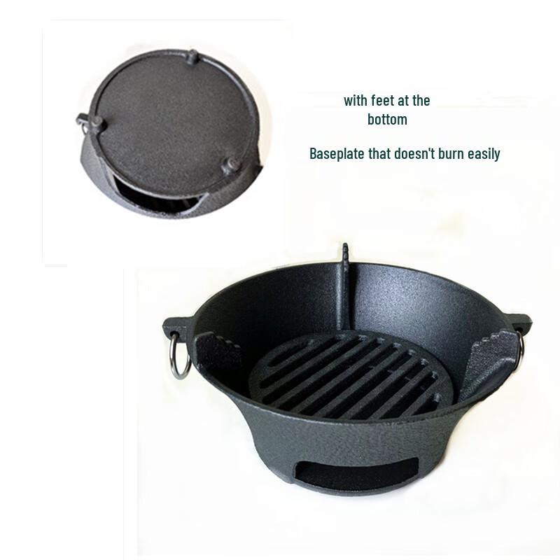 ZISIZ Cast Iron Charcoal Tea & Wine Stove