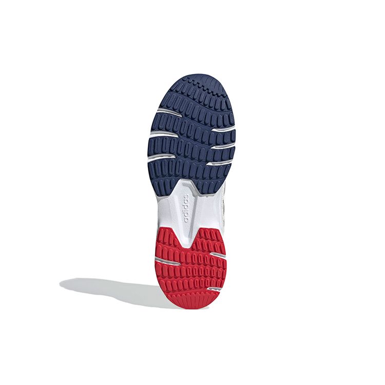 Adidas Neo 90S Valasion Comfortable Fabric Slip-Resistant Wear-Resistant Low-Top Casual Running Shoes Men sneaker Gray Red EG8401