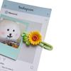 Sunflower Cartoon Hair Clip - Cute & Stylish for Girls & Couples