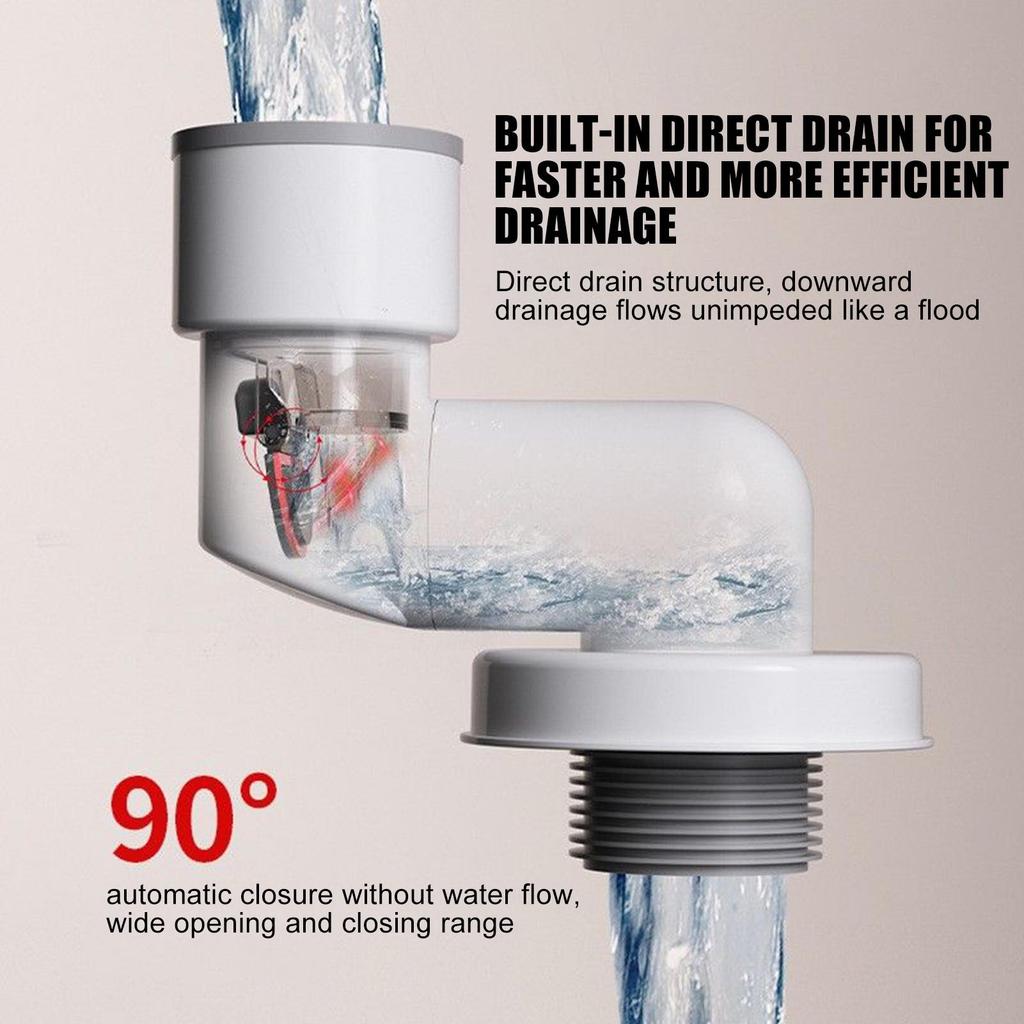 Drain Pipe Odor Blocker Bathroom Kitchen Drain Backflow Preventer Sink Plug Smell Stopper Kitchens Deodorizing Tool For Washing