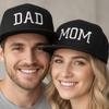 Adjustable Parents Matching Baseball Cap Hip Hop Baseball Hats MOM DAD Snapback Cap  For Man Women