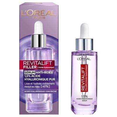Anti-Falten-Serum - L'OREAL PARIS - Revitalift Filler - 1,5% Hyaluronsäure - 50 ml - Nicht komedogen