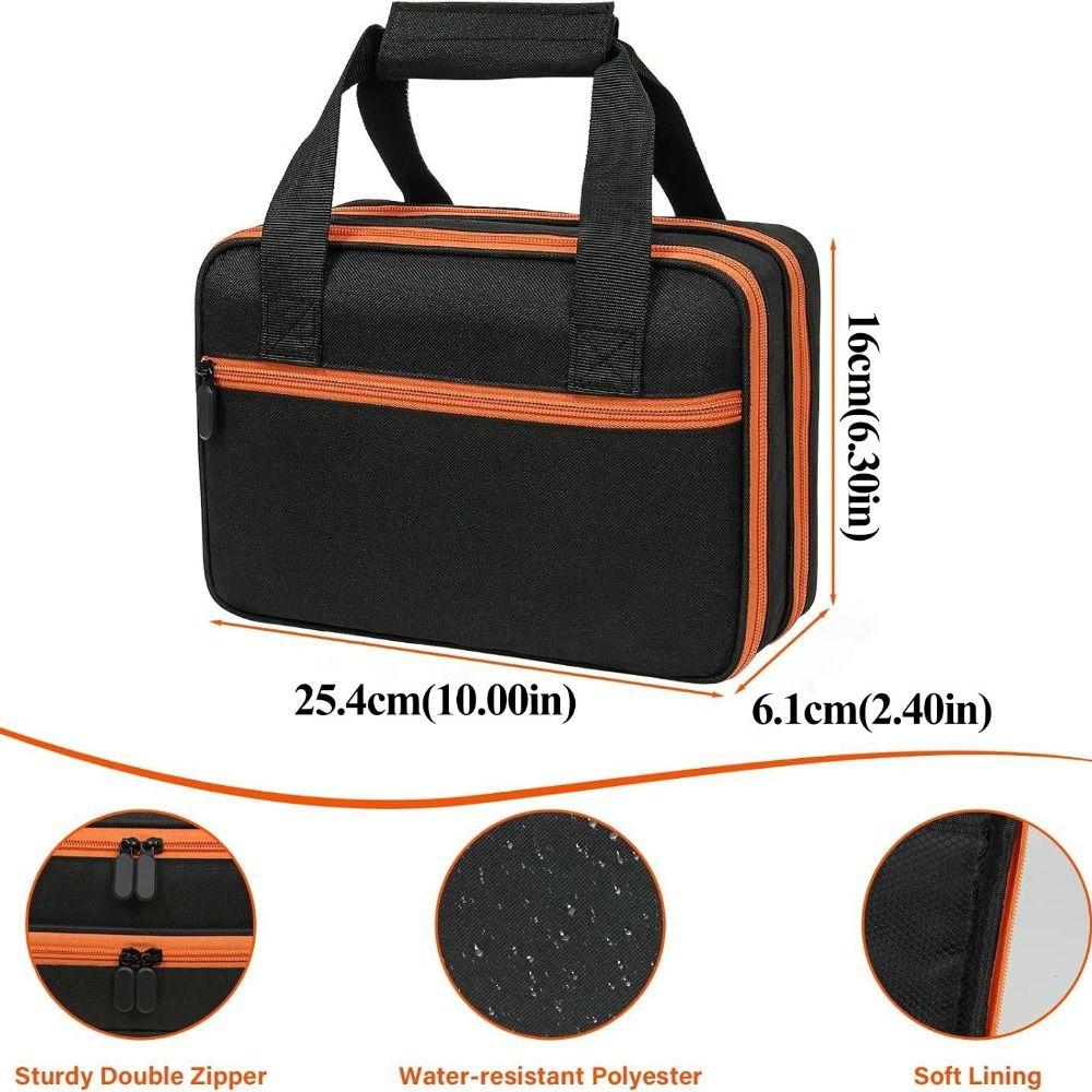 Two Layer Design Tool Storage Bag Portable Mechanic Tool Bag Multimeter Case  Circuit Testing