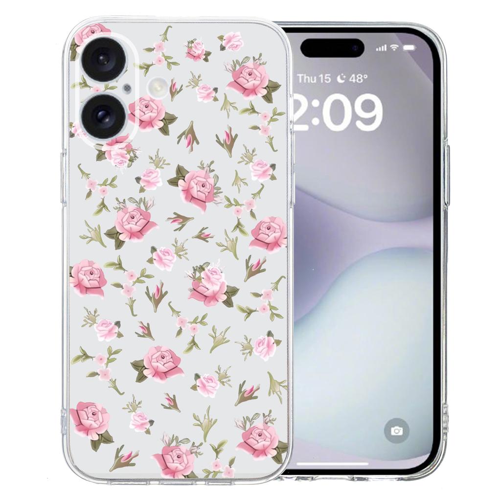 For iPhone 16 Plus Case Pattern Print TPU Protective Phone Cover