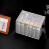 5 Layers Transparent Acrylic Storage Drawer for Nail Polish Art Display Jewelry Cosmetic Decorations 120 Grids