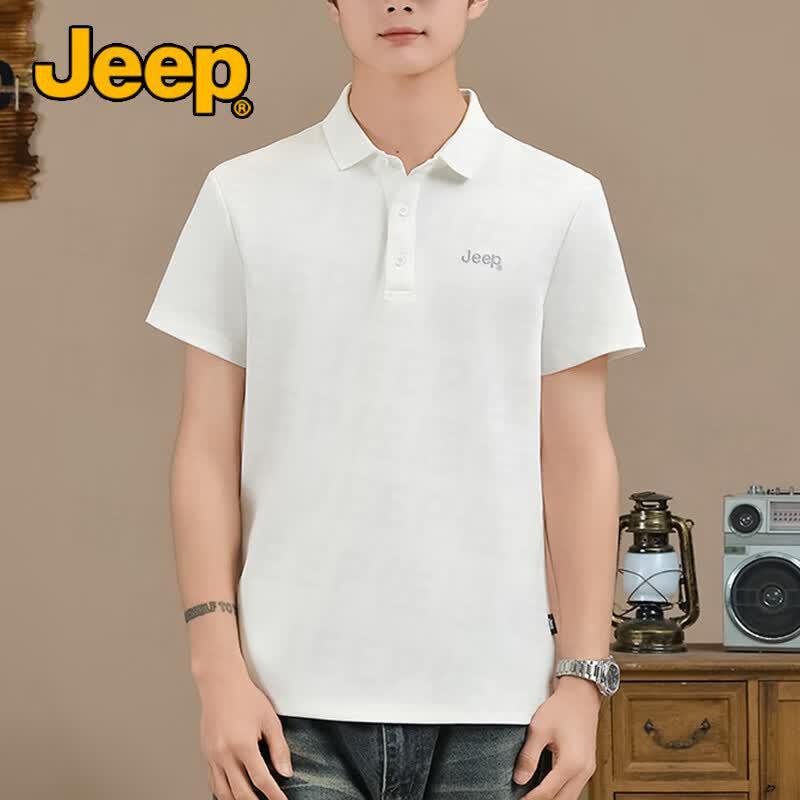 Jeep Men's Summer Casual Polo Shirt