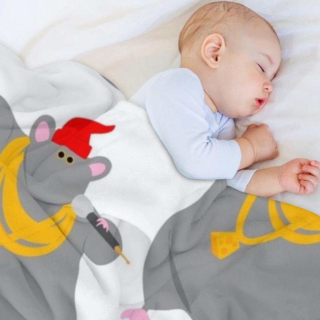 Biggie Cheese Throw Blanket Single Beautifuls Heavy Sofa Throw Blankets