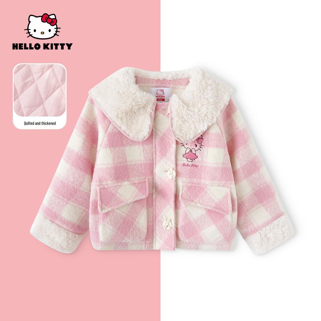 

Hello Kitty Girls Winter Warm Jacket - Cute Top for Medium and Large Children (AC5428MK527) 150 for height 140-150CM рожевий