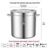 Thickened 304 Stainless Steel Commercial Soup Stock Pot