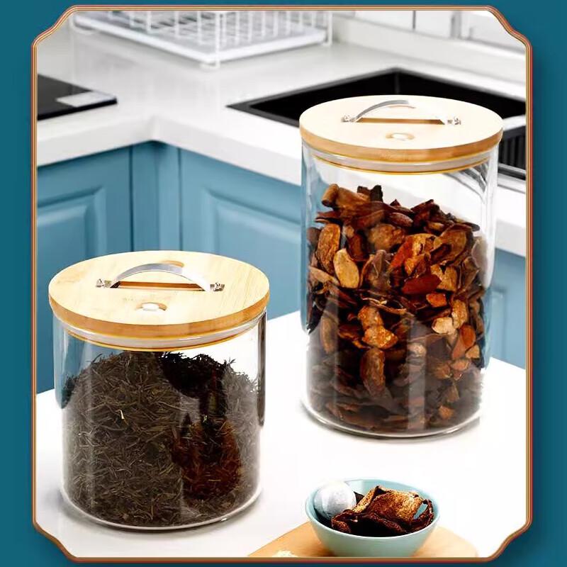 Large Capacity Glass Storage Jar with Airtight Lid