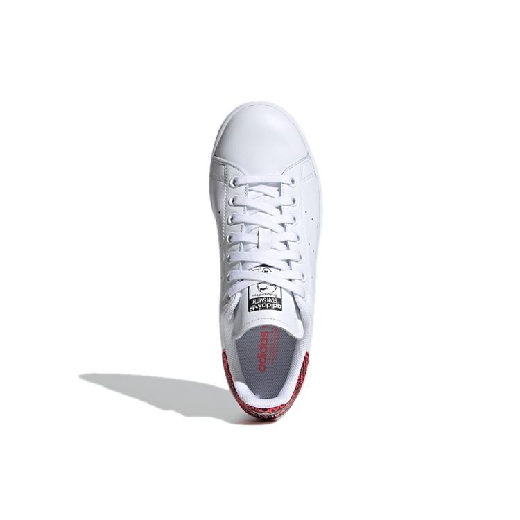 (WMNS) adidas originals Stan Smith 'Weiß Schwarz Rot' Damen FY1714
