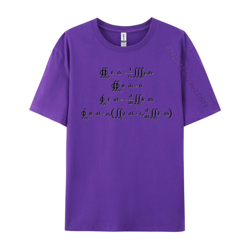 Vintage Tshirt Maxwell Equations Cotton Mens Tshirts Normal Tops Tees New Coming T Shirt Short Sleeve