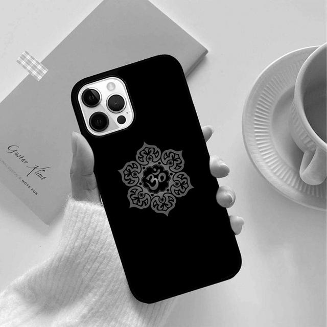 

Чехол для телефона Om Yoga Hindu Aum om yaga с цветочным принтом для iPhone 13 11 12 Pro Max mini XS XR X 8 Plus 7 SE 2020 6S 5S Coque Shell iPhone 13pro max