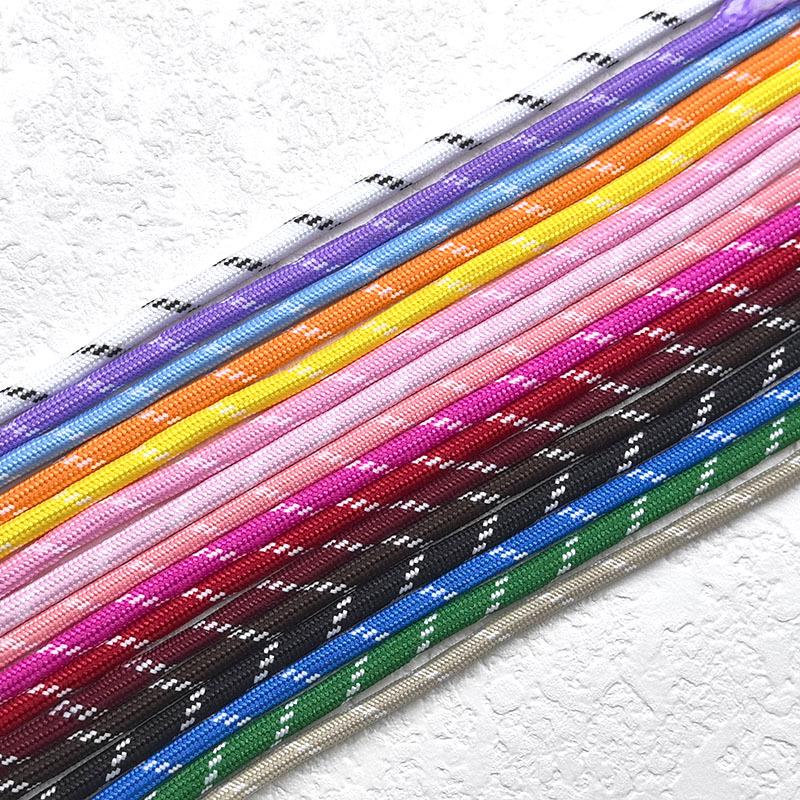 Colorful 5mm Core-Filled Polyester Rope for DIY Bracelets, Stylish Woven Bags, Lanyards, and Pendants