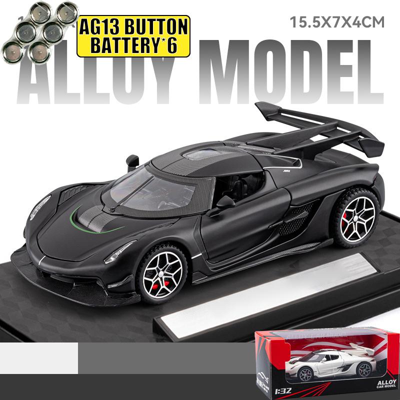 1:32 Jesko Super Sports Car Alloy Metal Diecast Model Car Holiday Present For Hobby Collectors Home Computer Desktop Decorations