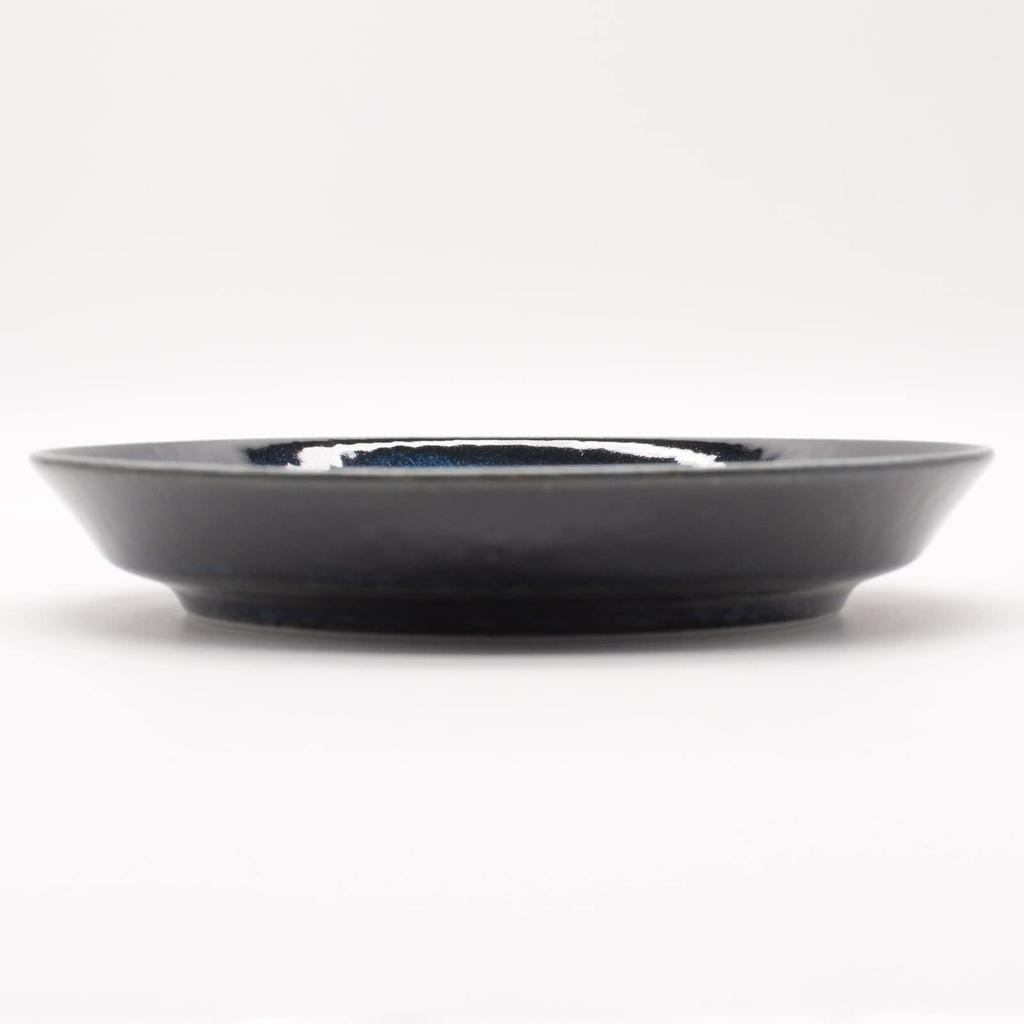 Aito Manufacturing Plate 14cm Medium Plate Stylish Tableware Navy Mino Ware Plate Popular Dishwasher Microwave Safe Made In Japan 517024 "Natural