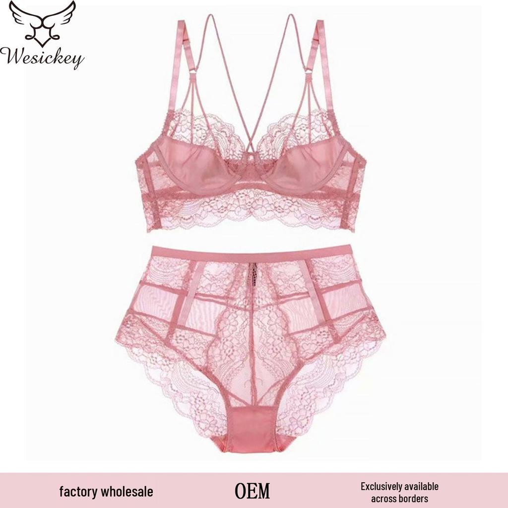 French Lace Ultra-Thin Push-Up Bra Set - Sexy, Comfortable, and Breathable (Women's)