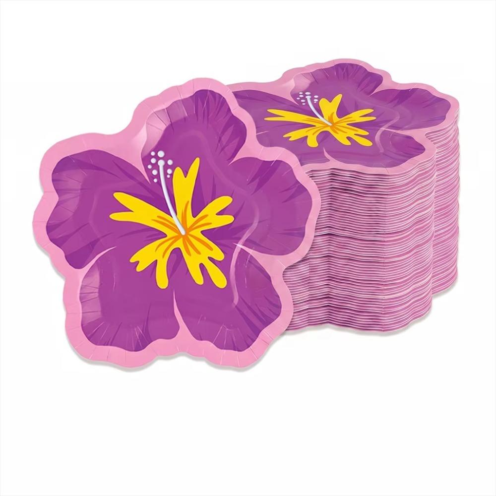 20PCS Colorful Disposable Party Plate Paper Cake Paper Plates Dinner Gathering