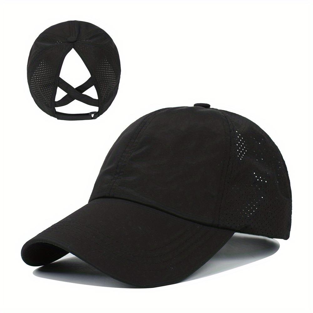 Summer Quick Drying Men's Ponytail Baseball Hat Sunscreen Hat Women's Sports Hat Camping Hat